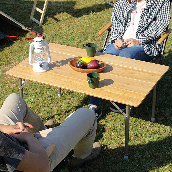 アウトドアテーブル レジャー バンブー 竹 アウトドア 折りたたみ 楽天市場】折りたたみテーブル バンブーテーブル バカンス 竹製