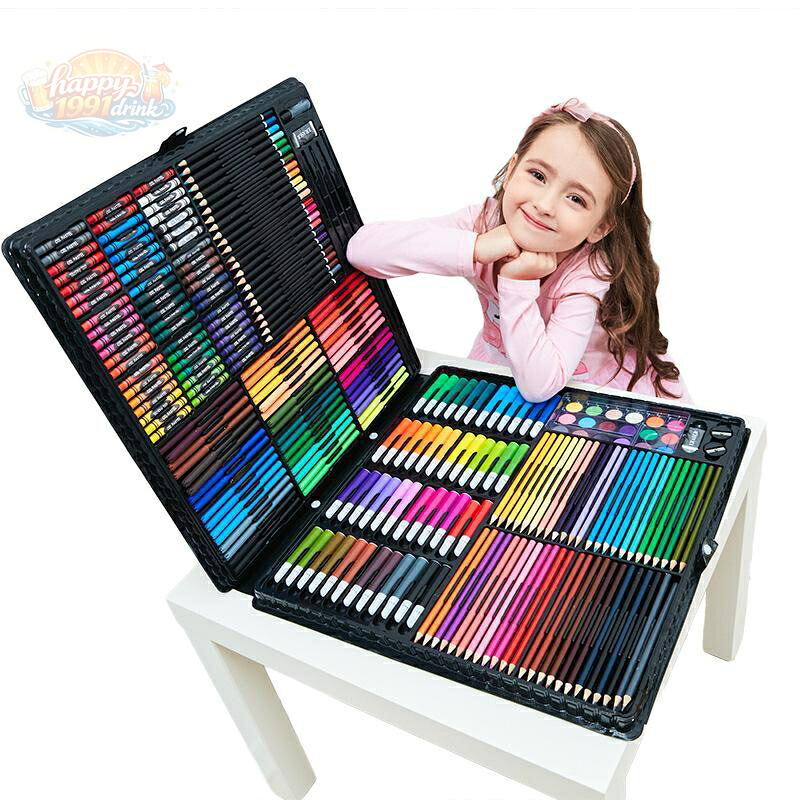 【スーパーSALE】色鉛筆 水彩 お絵かき 258色セット 水彩画 プレゼント 文房具 筆記具 絵の具セット カラーサインペン 入学 入園 祝い 画材 塗り絵