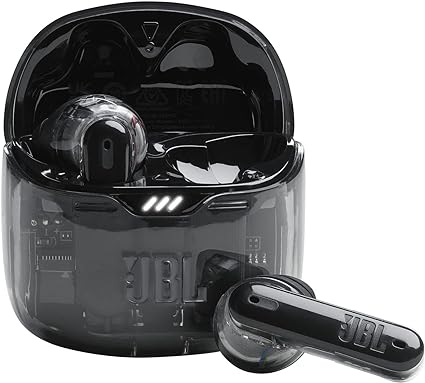 JBL TUNE FLEX GHOST ワイヤレスイヤホン bluetooth 2ウェイ装着/ノイズキャンセリング/IPX4/ブラック/JBLTFLEXGBLK