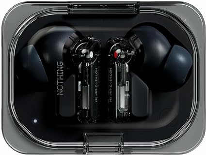 Nothing ワイヤレスイヤホン NOTHING Ear (a) ノイズキャンセリング/ChatGPT対応/Bluetooth / 最大40.5時間使用可能 / 軽量/外音取り込み/ハイレゾ対応 (ブラック)｜ハッピーアンドハッピー