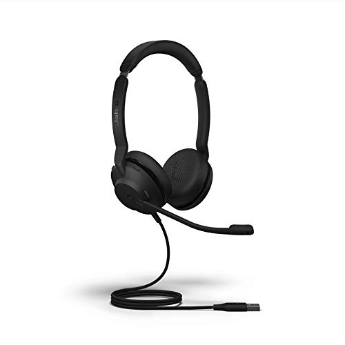 Jabra Evolve2 30 MS Stereo マイクロソフト御墨付き 上端仕掛ける ノイズキャンセリングマイク積み上げる 軽さ USB繋ぎ合わせる オンイヤーヘッドセット Web話し合い