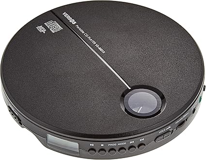 VERSOS 語学学習 音楽 ポータブルCDプレーヤー ブラック ブラック VS-M015BB