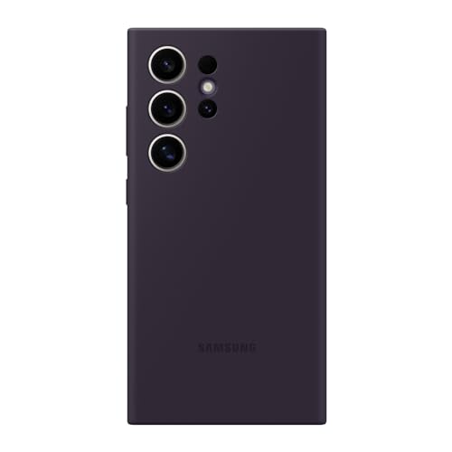 Galaxy S24 Ultra Silicone Case|ダークバイオレット|スマホケース|Samsung純正 国内正規品|EF-PS928TEEGJP