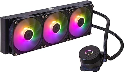 Cooler Master MasterLiquid 360L Core ARGB LGA1700 / AM5相応う 360粍放熱器積み上げる 飾り気の無い水冷 中央処理装置空調設備 MLW-D36M-A18PZ-R1 FN1929