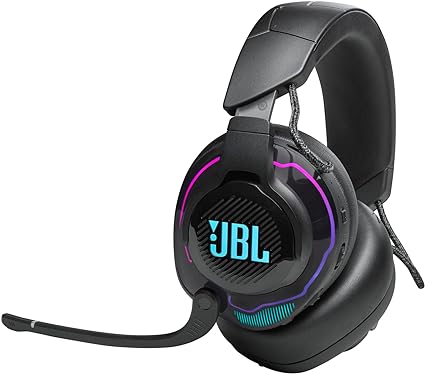 JBL QUANTUM 910 ゲーミングヘッドセット/7.1chサラウンド/ヘッドホン/ノイズキャンセリング/ハイレゾ対応/3.5MM+2.4GHzワイヤレス接続+Bluetooth/PS5 PS4 Switch 対応/ブラック/JBLQ910WLB