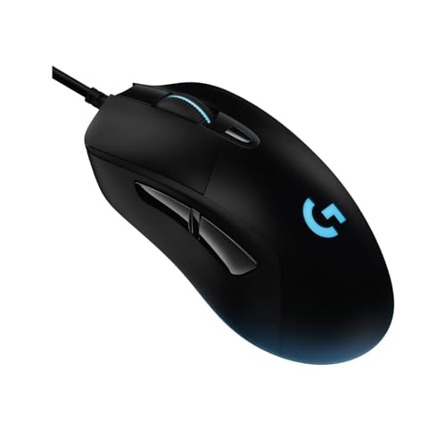 Logicool G ゲーミングマウス G403h HERO 有線 軽量 87g ゲーミング マウス 有線マウス 25Kセンサー エルゴノミクス LIGHTSYNC RGB PC windows mac G403 ブラック 国内正規品 壁紙ダ|ハッピーアンドハッピー