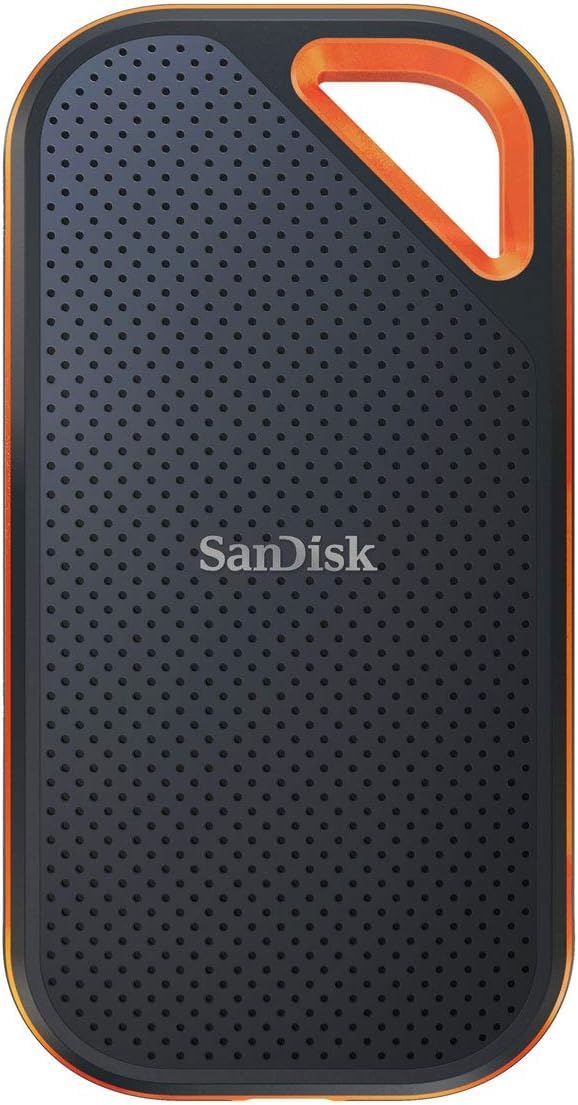 SanDisk SSD 外付け 4TB USB 3.2 Gen 2x2 最大2000MB/秒 防滴防塵 SDSSDE81-4T00-GH25 エクストリームプロ ポータブルSSD V2 メーカー5年保証 エコパッケージ｜ハッピーアンドハッピー