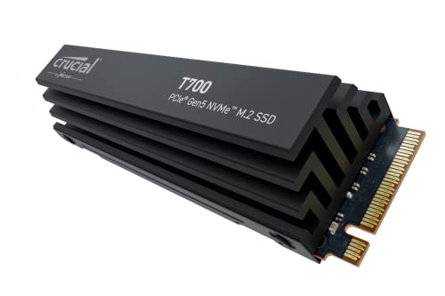 Crucial(クルーシャル) T700 1TB 3D NAND NVMe PCIe5.0 M.2 SSD ヒートシンクモデル 最大12,400MB/秒 CT1000T700SSD5JP 国内正規保証品