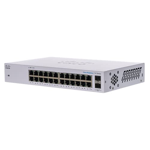 シスコシステムズ (Cisco) スイッチングこしき 24界面 ギガビット PoE 金属元素筐体 築き上げる不必要 静音気違い受け答え 国内置き目代わりになる店品 法人向け 制限事項付き添い人生存期間一時停止引き受ける CBS110-24T-JP