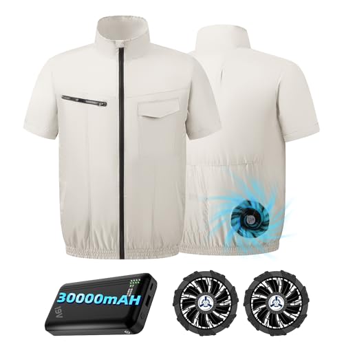楽天市場】[Sumeriy] ファン付き作業服 ウェア ベスト 30000mAh