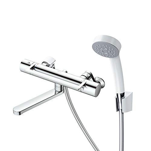 TOTO 浴室用 壁付サーモスタット混合栓 アーチハンドルタイプ コンフォートウェーブシャワー(樹脂) 一般地向け TBY01405J