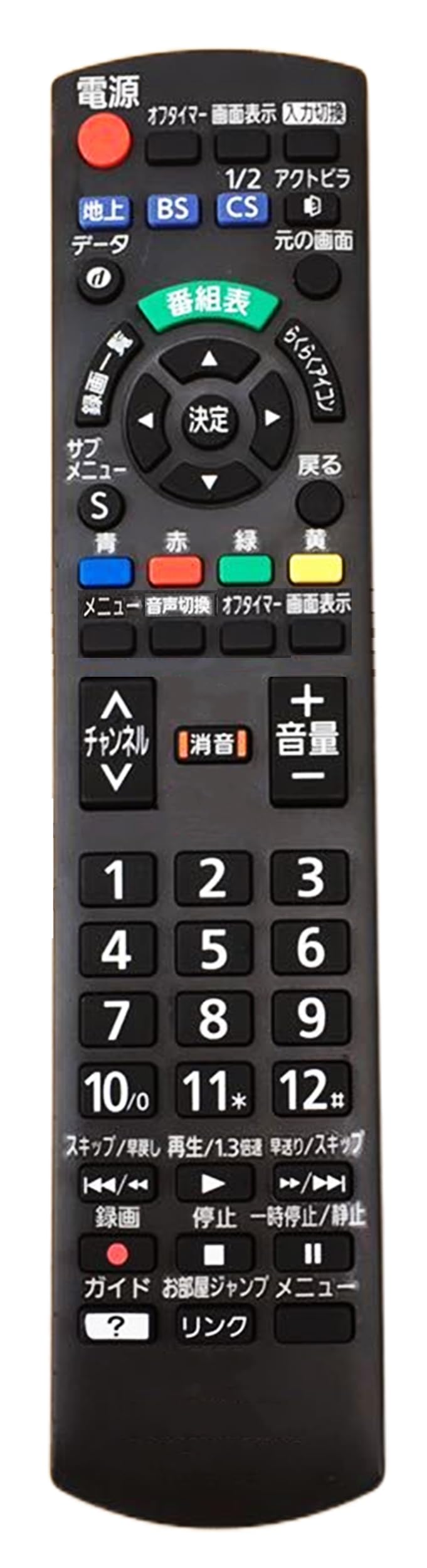 楽天市場】N2QAYB001070 パナソニック テレビ ビエラ VIERA用 リモコン