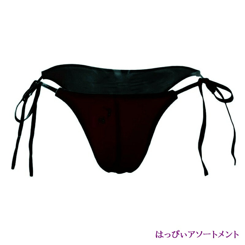 メンズインナー下着ひもパン紐パンツショーツ男性用ステテコナイトウエアユニセックスメンズインナーセクシーユニセックス女装女装男子4カラーブラックホワイトレッドグリーン黒白赤緑エロ