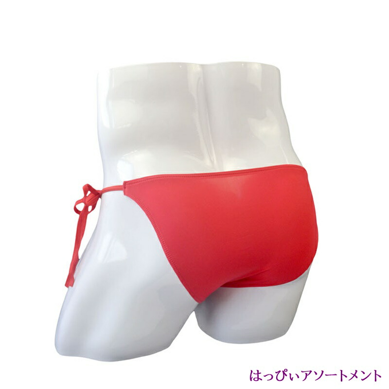 メンズインナー下着ひもパン紐パンツショーツ男性用ステテコナイトウエアユニセックスメンズインナーセクシーユニセックス女装女装男子4カラーブラックホワイトレッドグリーン黒白赤緑エロ