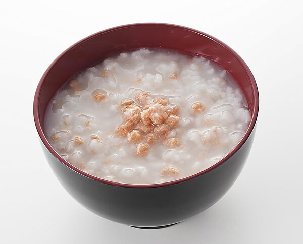 美味しい防災食／鮭粥　50パック入｜レスキューストア