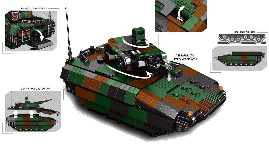 楽天市場 ブロック ミリタリー戦車 ソビエト歩兵戦闘車 戦車 ブロック互換品 プレゼント 入学プレゼント 入学お祝い クリスマスプレゼント 知育玩具 おもちゃブロック おもちゃブロック楽天市場店