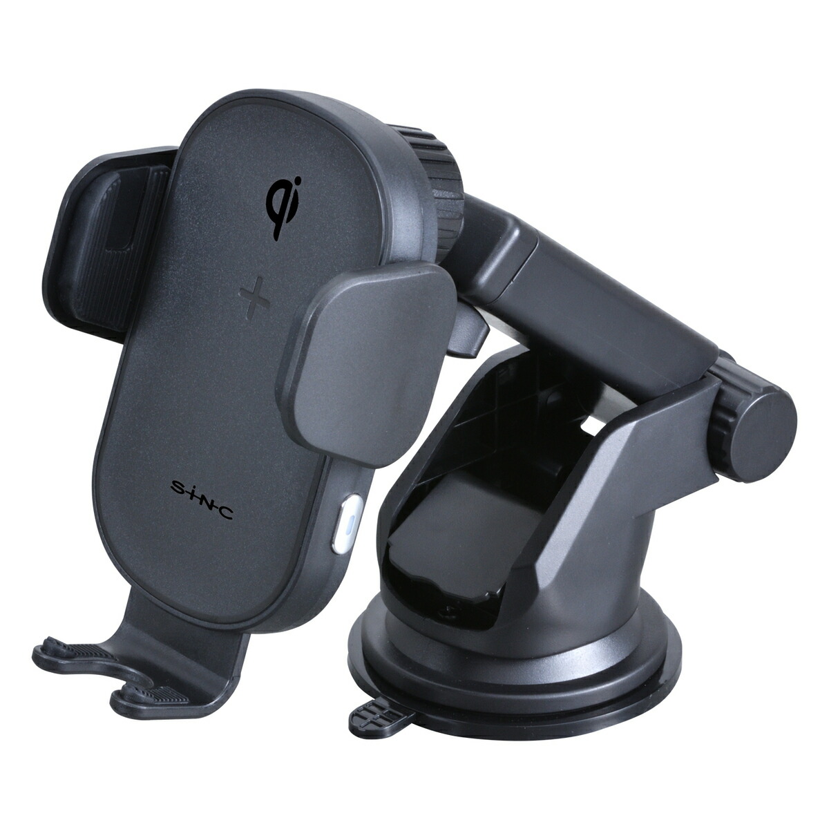 楽天市場】車用スマホホルダー オートワイヤレスQiスマホホルダー吸盤