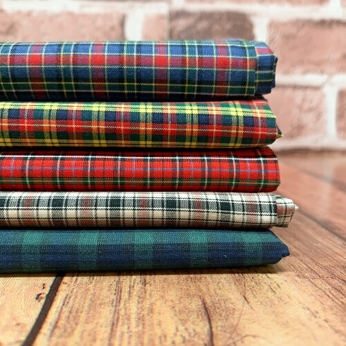 楽天市場 50cm単位 4mまでメール便対応 コットン チェック タータンチェック マドラスチェック ポプリン ブロード 播州織 日本製 布 綿100 先染 生地 黄 茶色 緑 ベージュ グリーン ハッピーサークル