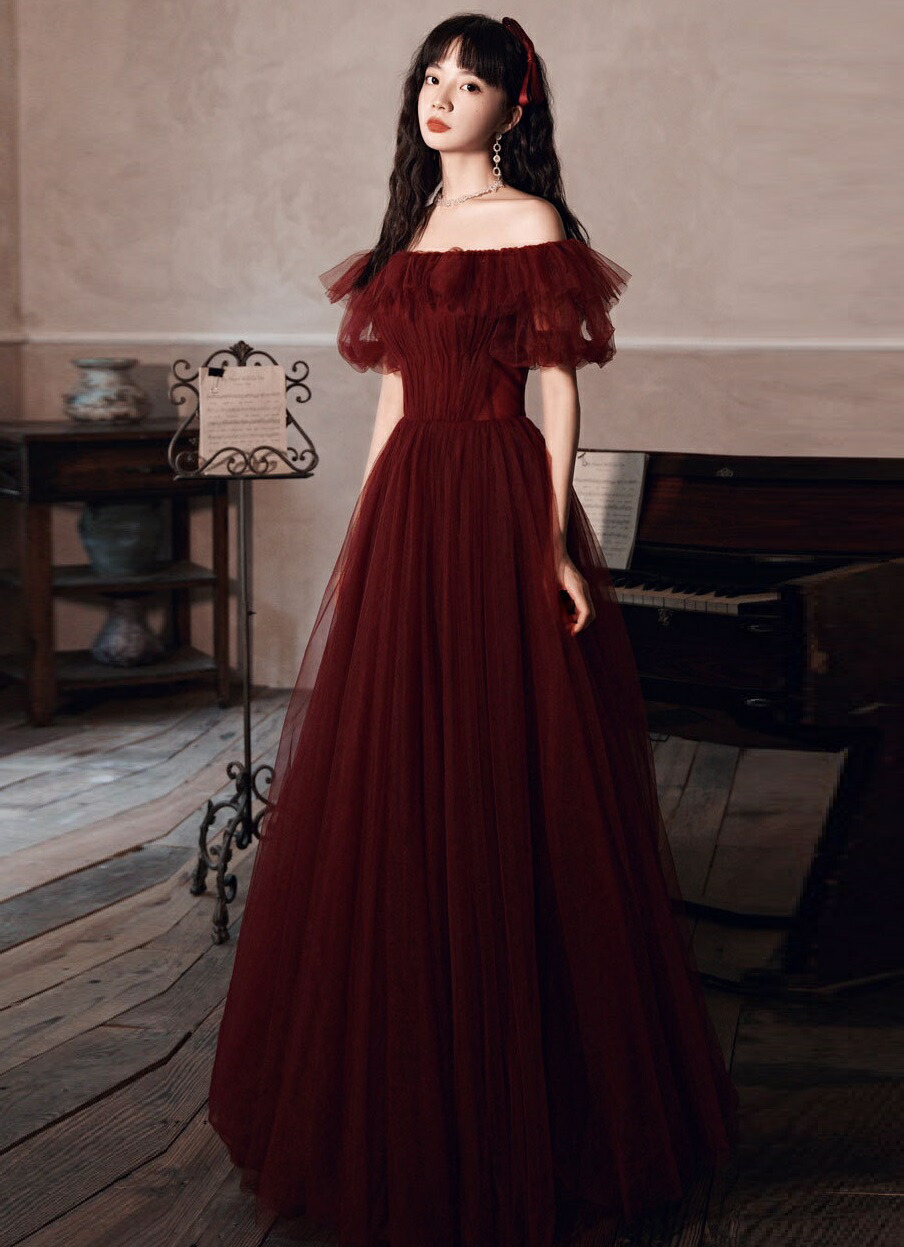 日本限定 カラードレス 赤 ウエディングドレス プリンセス 二次会 パーティードレス レディース 結婚式 ワンピース イブイングドレス 衣装 演奏会 発表会 ロングドレス 大きいサイズ オフショルダー おしゃれ 上品 フォーマル お呼ばれ 成人式 Aライン 前撮り 撮影