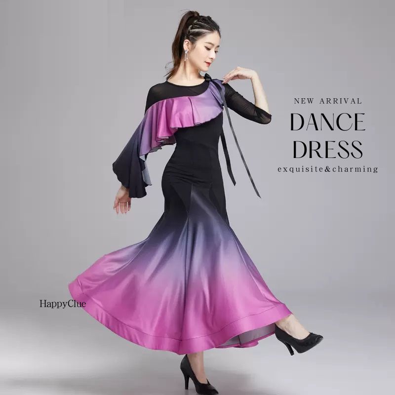 【美品 日本製社交ダンス衣装】Sanline サンリーヌ ワンピース ドレス 紫 楽天市場】ラテン 社交ダンス ドレス ステージ衣装 レディース