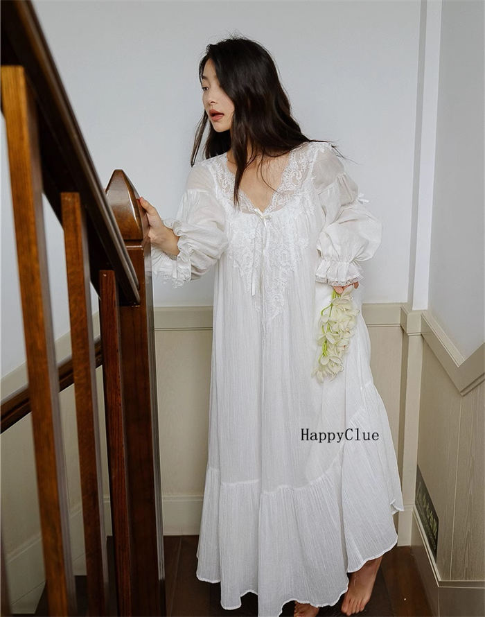 vintage 貴重　たっぷりレース　お花とリボン　ネグリジェ　ワンピース 楽天市場】ネグリジェ 白 姫系 ワンピース レース 綺麗め レディース V