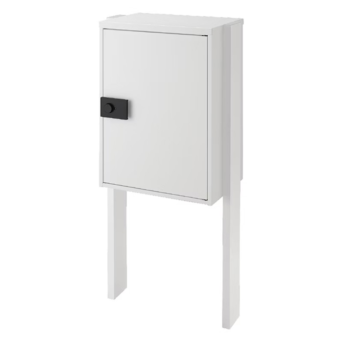 リクシル 宅配ボックスKT スタンダード ポール建て仕様 総高さ1152.5mm ボックス本体サイズ 480&times;650.5&times;340mm （受け取り可能サイズ400&times;500&times;290mm）玄関 戸建住宅用 おしゃれ 大容量 LIXIL｜HappyCorporation店