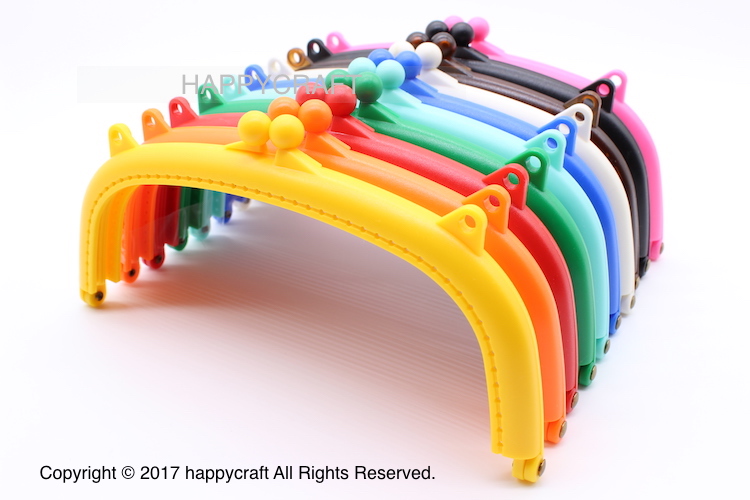 0071プラスチックがま口口金8.5cm10色セット 楽天市場】がま口 口金 8.5cm プラスチック がまぐち 全10色
