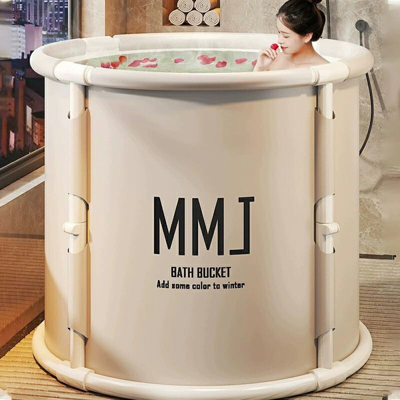 【送料無料】折りたたみ 浴槽 大人 直径70×高さ65cm バスタブ ポータブル 組立不要 ポータブルバスタブ 折り畳み式浴槽 持運び便利 大人用 子供用 浴室 お風呂 簡易浴槽 家庭用 浴槽 コンパクト 省スペース キャンプ アウトドア 7,112円