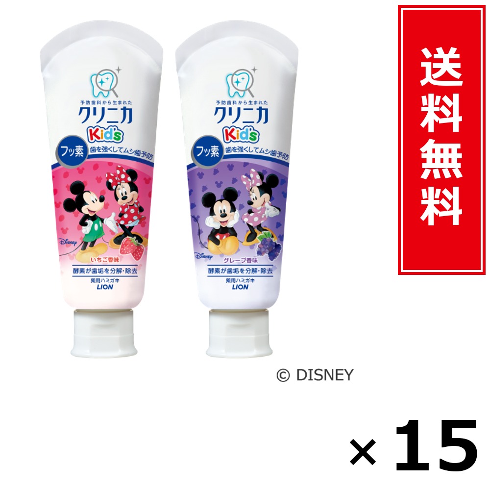 クリニカKid’s 洗滌 いちご × 15個仕掛ける LION 貨物輸送無料／尖んがり10倍 pt10倍 クリニカKid’s 洗滌 いちご LION 百獣の王 貨物輸送無料 通信販売 まとめ買い 入れもの買い上げ 御役目用 買い溜める 買い置き 日備品 生きて行く備品 お取り寄せ オーラルケア デンタルケア 歯みがき 歯刷子 口臭