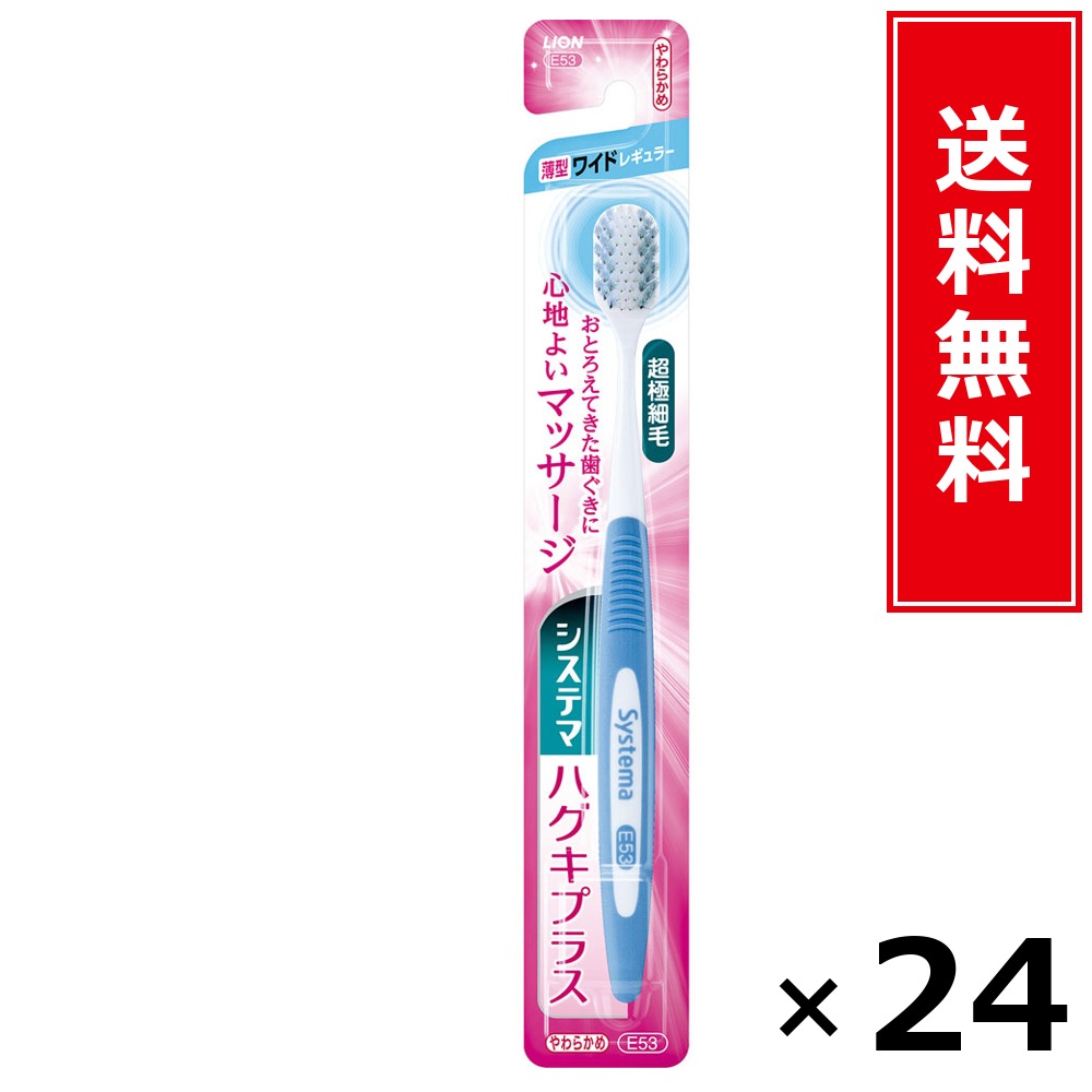 システマハグキプラス 広広としたレギュラー やわらかめ × 24個書き割り LION 貨物輸送無料／尖んがり5倍 pt5倍 システマハグキプラス 広広としたレギュラー やわらかめ LION 百獣の王 貨物輸送無料 通信販売 まとめ買い 容れもの買いつけ お役目用 棚卸し資産 買い置き 日装置 遣って行く装置 お取り寄せ 口述試験