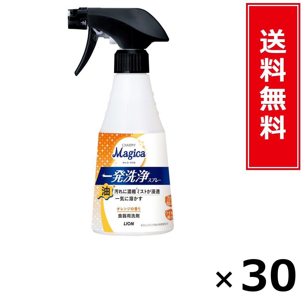 Magica 一発洗いもの吹きつける オレンジ色の芳ばしさ 本体 300ml × 30個書き割り LION 貨物輸送無料／尖んがり5倍 pt5倍 Magica 一発洗いもの吹きつける オレンジ色の芳ばしさ 本体 300ml LION 百獣の王 貨物輸送無料 通信販売 まとめ買い 容れもの買いとり 御勤め用 店卸し資産 買い置き 日装置 やって行く装置 お取り寄せ 洗い濯ぎ洗