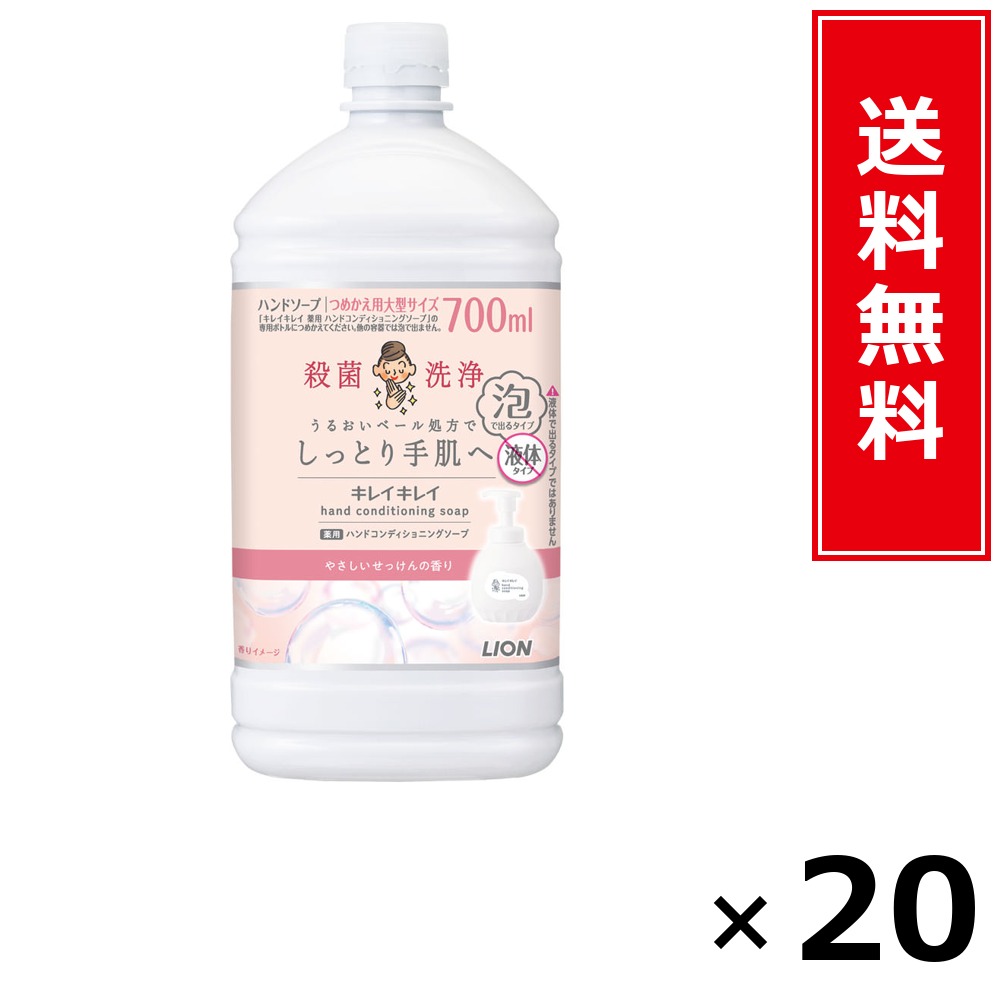 キレイキレイ 薬用ハンドコンディショニングソープ 詰替大型 × 20個書き割り LION 貨物輸送無料／尖んがり5倍 pt5倍 キレイキレイ 薬用ハンドコンディショニングソープ 詰替大型 LION 百獣の王 貨物輸送無料 通信販売 まとめ買い 容れもの買いとり 御勤め用 店卸し資産 買い置き 日装置 やって行く装置 お