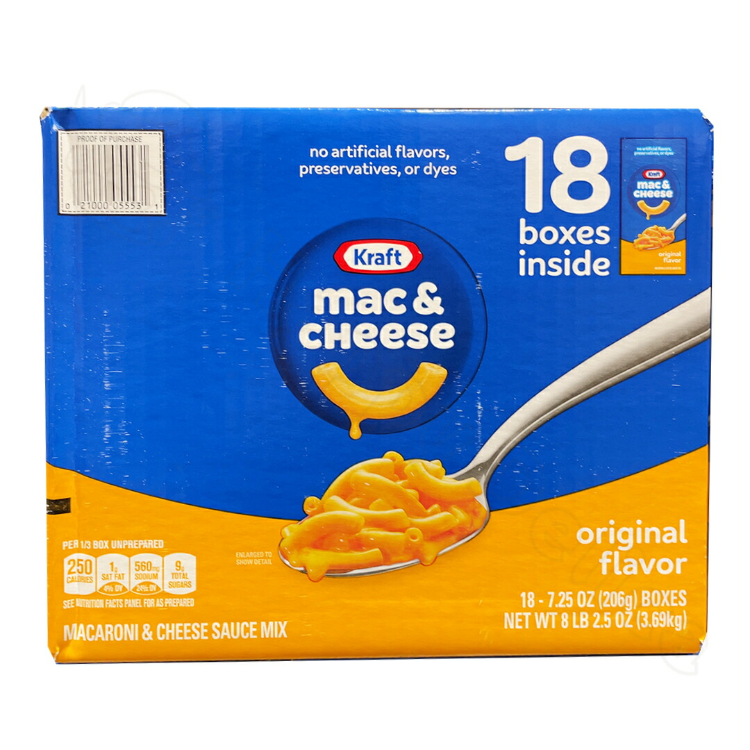 クラフト マカロニ＆チーズ 18個入 常備食 インスタントコストコ 通販 レシピ 食品 保存 備蓄 買い置き ストック まとめ買い 収納 18個 大容量 即席 時短 簡単 手軽 マカロニ チーズ 本場  ピザ用チーズ とろけるチーズ 人気 アレンジ レシピ 牛乳【Costco コストコ】
