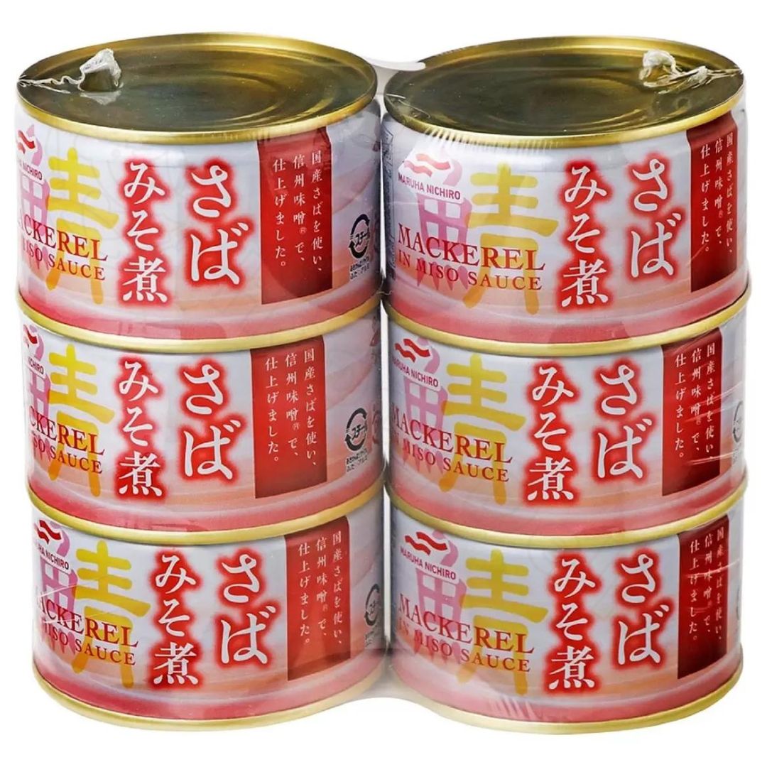 【楽天市場】マルハニチロ さばみそ煮 200g x 6缶セット DHA EPA 青森県サバ サバ缶 ブランド メーカー 食材 鯖 さば 魚