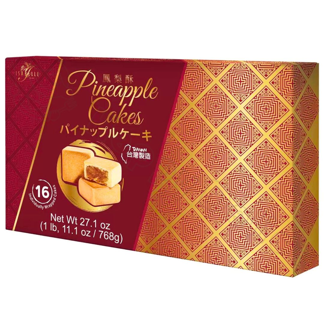 【楽天市場】イザベラ パイナップルケーキ 16個入り スイーツ 贈り物 販売店 コストコ 通販 オンラインショップ 台湾 銘菓 人気 おすすめ