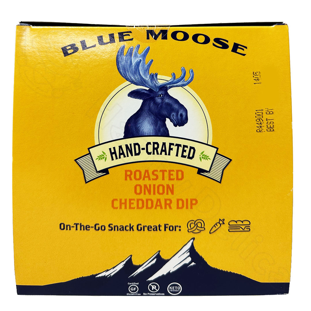 【楽天市場】BLUE MOOSE 焦がし玉ねぎとチェダーチーズディップ 47g×12 冷蔵 ディップ 野菜 簡単 材料 レシピ 作り方 牛乳