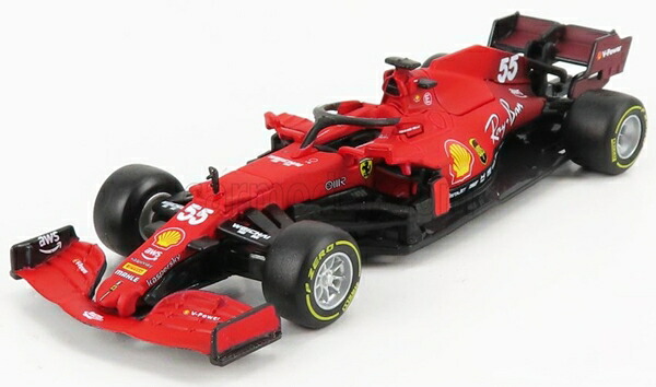 ブラーゴ 1/18 フェラーリ SF21 #55 2021 C.サインツ Amazon | Bburago 1/18 フェラーリ SF21 (2021) No.55 C