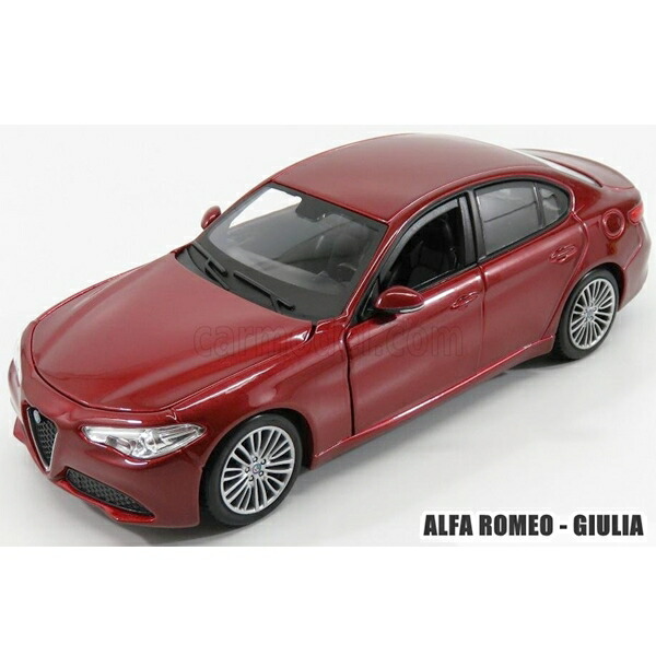 楽天市場】Bburago（ブラーゴ） 1/43 アルファロメオ ジュリア レッド