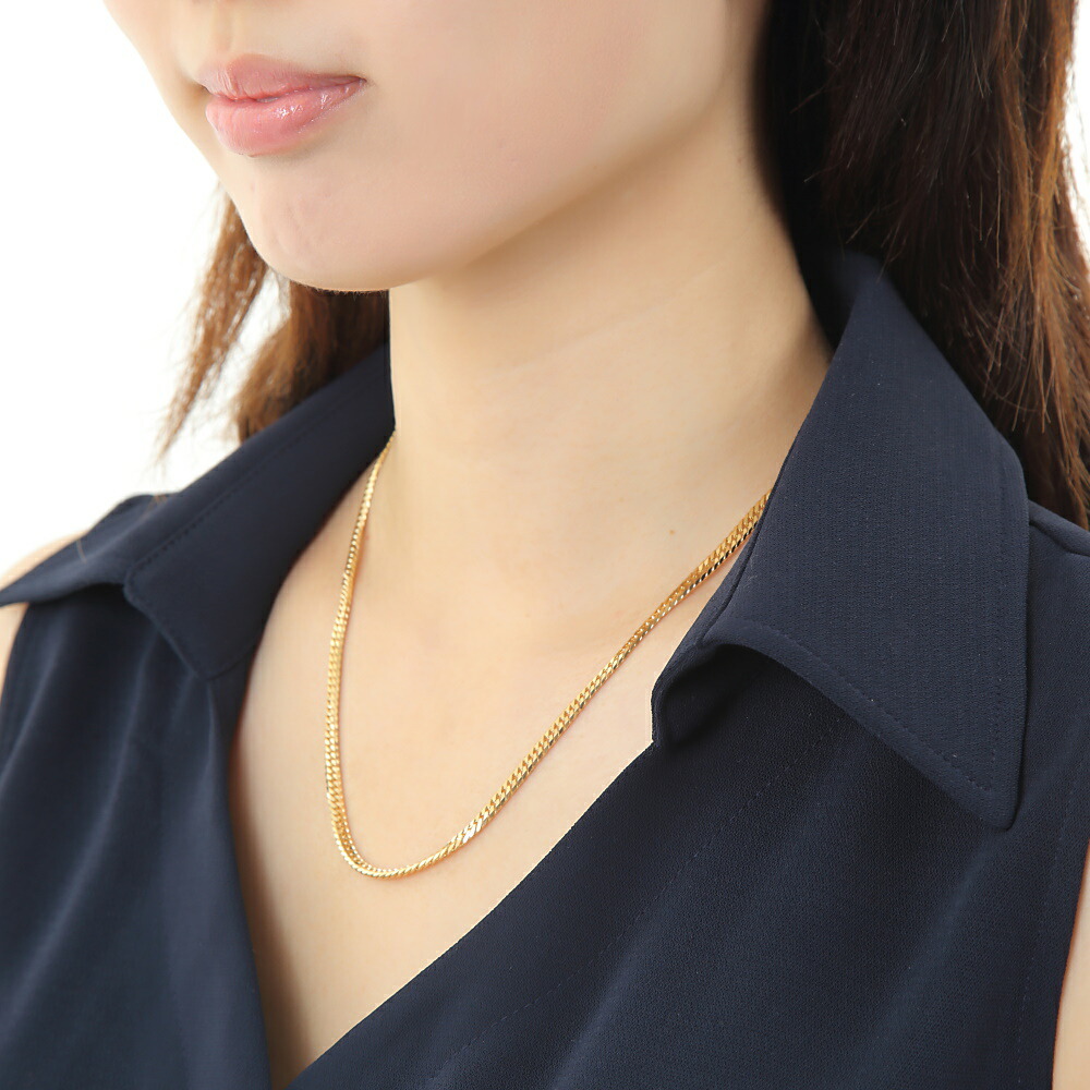 最終値下げ アクセサリー ゴールド かっこいい かわいい おしゃれ 誕生日 プレゼント 人気 Kihei キヘイ 18k 造幣局検定マーク刻印入 チェーン レディース メンズ 中留 50cm g ダブル 6面 18金 K18 ネックレス 喜平 首飾り 新品 送料無料 贈り物 ギフト シンプル