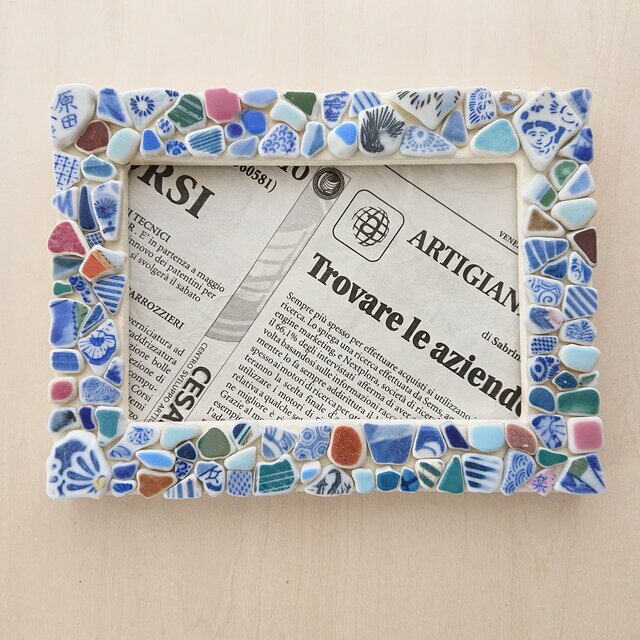 楽天市場 フォトフレーム シー陶器 フォトスタンド a 送料無料 ハッピーグッツショップ