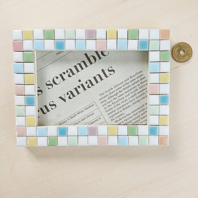 楽天市場 フォトフレーム タイル a 写真立て フォトスタンド 送料無料 ハッピーグッツショップ