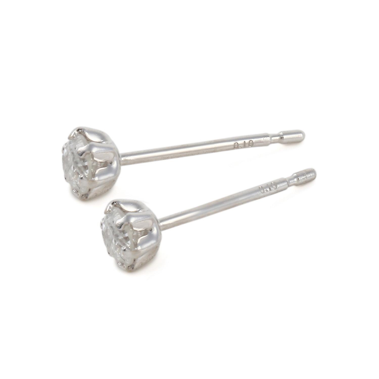 18k 計0 2カラット プレゼント アクセサリー ダイヤモンド かっこいい ダイヤ K18 ピアス シンプル 両耳 ピアス 0 2ct ホワイトゴールド 一粒ダイヤ スタッドピアス 6本爪 レディース メンズ 人気 プレゼント 誕生日 女性 彼女 妻 おしゃれ きれい かわいい かっこいい