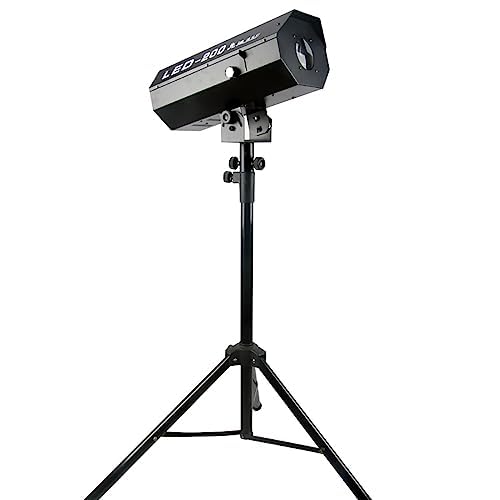 LEDフォロースポットライト、LEDスポットライト手動制御ステージスポットライトスタンド調節可能な絞り、DJウォッシュライトフォロー集束ライト LEDライトフォロースポットビームライトパーティーディスコウェディングショー用 200w|ハッピーホームストア