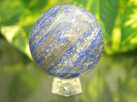 大玉ラピスラズリ丸玉 72.9mm 637.0g No.3 天然石・置物