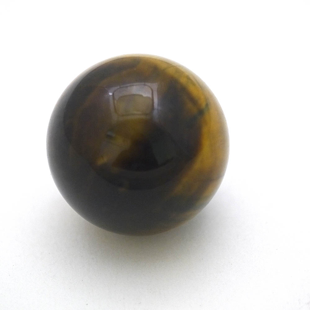 鑑賞用養老水晶玉　キャツアイ　タイガーアイ　中国　箱付 鑑賞用養老水晶玉 キャツアイ タイガーアイ 中国 箱付