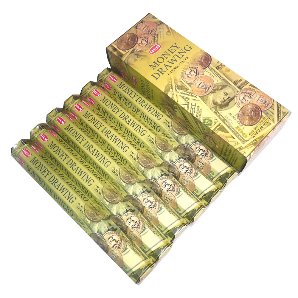 楽天市場】お香 マネードローイング香 スティック HEM MONEY DRAWING
