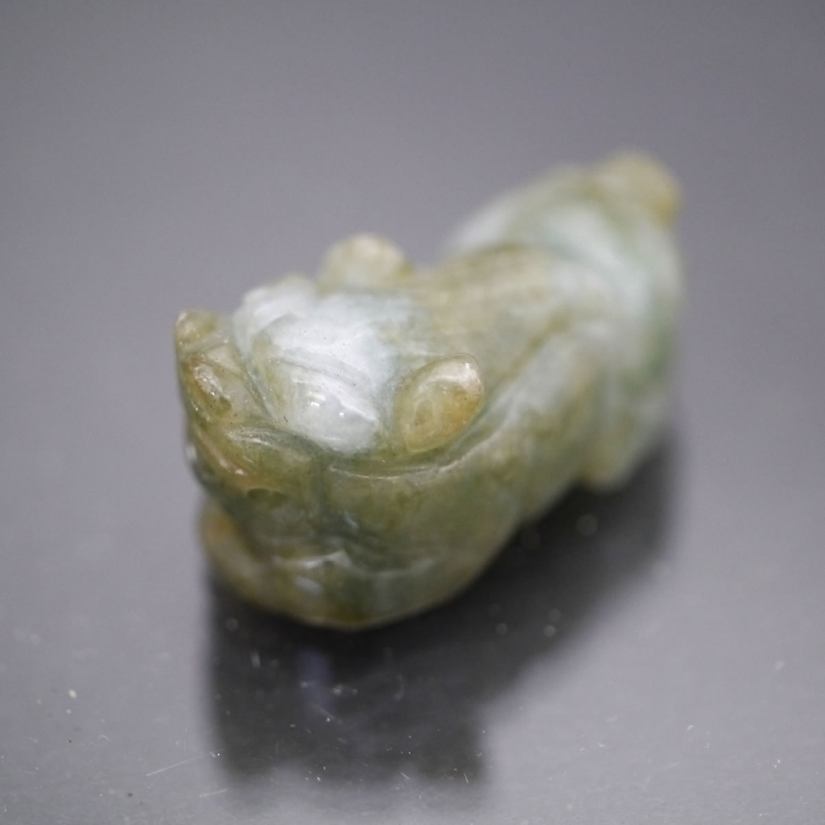中国美術品・翡翠原石・観音盤龍・極細工3D浮彫・縁起・ペンダント・地上最強御守 翡翠首飾り『破邪龍上観音』 - 国内外の優れた伝統工芸品・美術