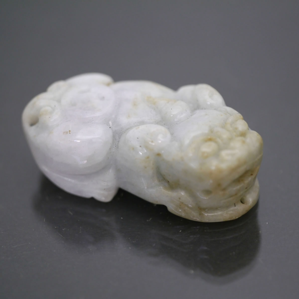 中国美術品・翡翠原石・観音盤龍・極細工3D浮彫・縁起・ペンダント・地上最強御守 中国美術品・翡翠原石・観音盤龍・極細工3D浮彫・縁起