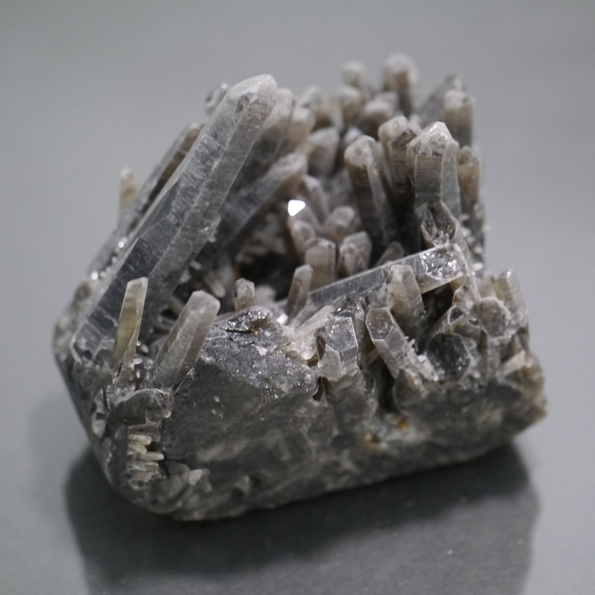モリオン クラスター ケアンゴーム クラスター チベット産 黒水晶 1点物 魔除け 除障石 破邪 浄化 約506.5g 天然石・置き物