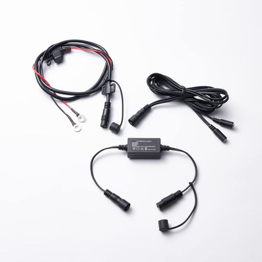 山城(Yamashiro)IDEALアイディールバイク用電熱ヒートグローブ専用HEAD3/HEAT4バッテリー接続ケーブルIDHCBブラックFreeSize画像